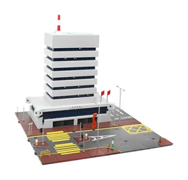 [Free Shipping]Tiny City Bd2 Police Station Street Diorama