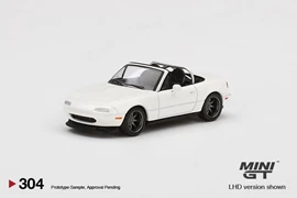 MINI GT 1/64 Mazda Miata MX-5 (NA) Tuned Version Classic White