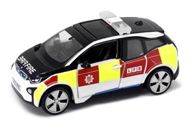 Tiny City UK13 Die-cast Model Car - BMW i3 UK London Fire Department Patrol Car