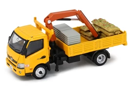 Tiny City 170 Die-cast Model Car - HINO 300 Crane Lorry