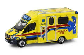 Tiny City 159 Die-cast Model Car - Mercedes-Benz Sprinter FL HKFSD Ambulance (A494)