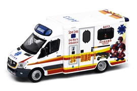 Tiny City 104 Die-cast Model Car - Mercedes-Benz Sprinter Hospital Transfer Ambulance (A413)
