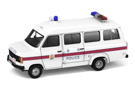 Tiny City 184 Die-cast Model Car - 1980's Police Van White (AM8476)