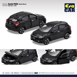 Era Car 1/64 55 Honda Vezel Metal black