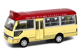 Tiny City 08 Die-cast Model - Toyota Coaster Red Mini Bus (LT8286)