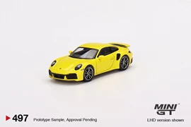 MINI GT 1/64 Porsche 911 Turbo S Racing Yellow