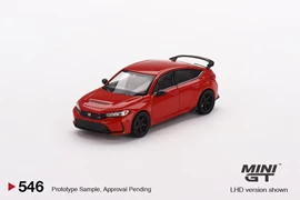 MINI GT 1/64 Honda Civic Type R Rallye Red 2023 W/ Advan GT Wheel