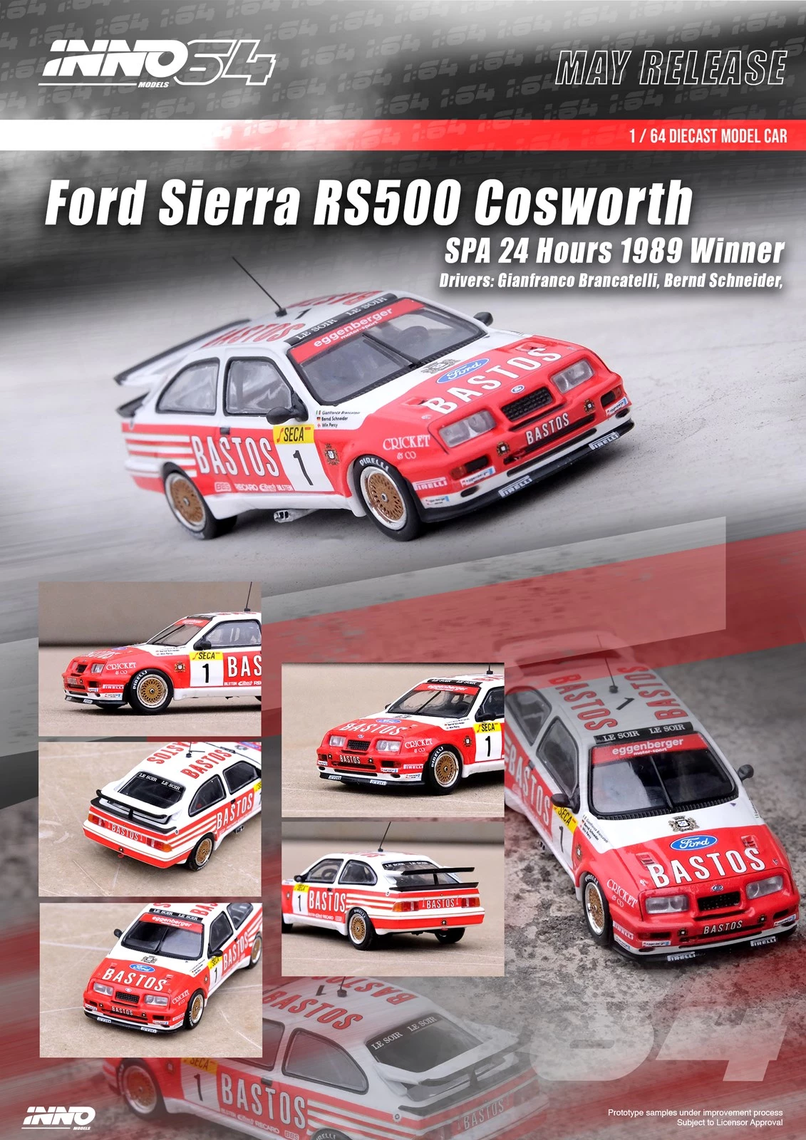 Sierra tiny model  SPA 24 HOURS 1989 Winner - Tiny 微影 Toy and Model Brand Hong Kong  Nostalgia Miniature KMB