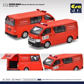 Era Car 1/64 Toyota Hiace Macau Fire Service Car (Airport)