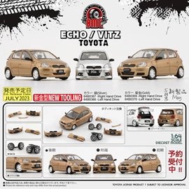 BMC 1/64 Toyota 1998 Echo / Vitz 5 doors - Golden (RHD)