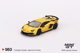 MINI GT 1/64 Lamborghini Aventador SVJ New Giallo Orion