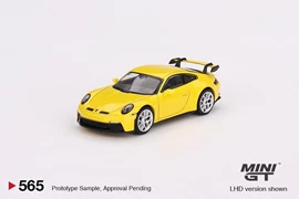 MINI GT 1/64 Porsche 911 (992) GT3 Racing Yellow