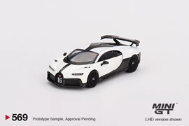 MINI GT 1/64 Bugatti Chiron Pur Sport White