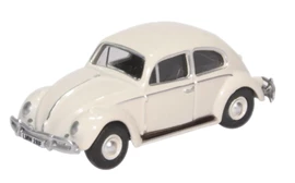 Oxford 1/76 Automobile series VW Beetle Lotus White