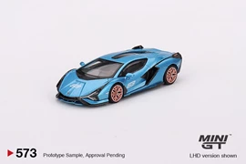 MINI GT 1/64 Lamborghini Sián FKP 37 Ble Aegir