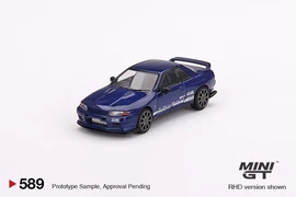 MINI GT 1/64 Nissan Skyline GT-R Top Secret  VR32 Metallic Blue