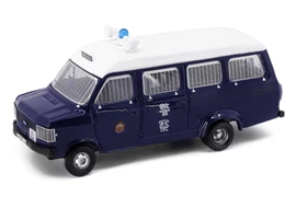 Tiny City Die-cast Model Car - 1980's Police (with mesh window shields) [Exhibition Exclusive]