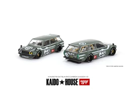 【MINI GT X Kaido House】1/64 Datsun KAIDO 510 Wagon CARBON FIBER V3