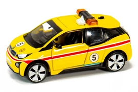 Tiny City 168 Diecast - BMW i3 Hong Kong Airport (Airfield Patrol Vehicle)