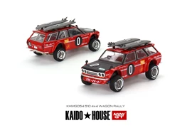 【Kaido House X MINI GT】1/64 Datsun KAIDO 510 Wagon Kaido GT Surf Safari RS V2