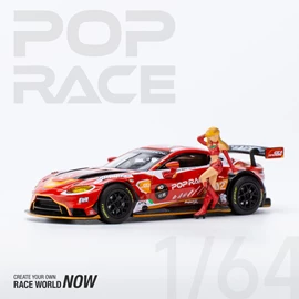 POPRACE 1/64 EVA RT PRODUCTION MODEL-02 ASTON MARTIN GT3 WITH FIGURE
