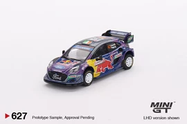 MINI GT 1/64 Ford Puma Rally1 #42 M-Sport Ford WRT 2022 Rally Italia Sardegna 2nd Place