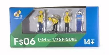 Set De Figurines Miniatures Mécaniciens échelle 1/43 TINY Hong Kong City - Neuf - Modèle FS09