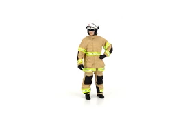 Tiny 1/18 Resin Figure 27 Fireman Fire Motorcycle