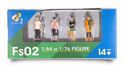 Set De Figurines Tiny Hong Kong City 1/43 - Mécanicien, Modèle FS09, Neuf
