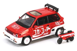 INNO64 1/64 Die-Cast HONDA CITY TURBO II "COCA COLA" Livery With "COCA COLA" Livery MOTOCOMPO