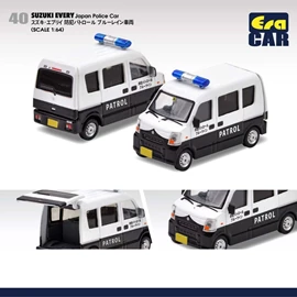 Era Car 1/64 40 SUZUKI EVERY Japan Police Car スズキ・エブリイ 防犯パトロール ブルーレイン車両