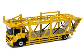 Tiny City Die-cast Model Car - HINO500 Vehicle Transporter (Yellow)