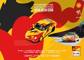 SPARKY 1/64 Diecast Porsche 993 Carrera Cup 1993 Shell without rear spoiler