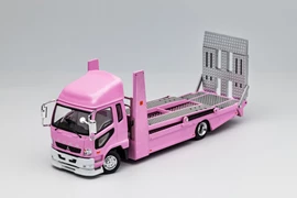 GCD 1/64 三菱雙層拖車 - Pink（RHD）