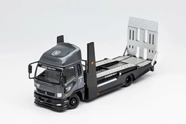 GCD 1/64 三菱雙層拖車 - Grey & Black（RHD）