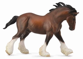 CollectA - 健壯馱公馬 - 棗色