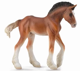 CollectA - 健壯馱小馬 - 棗色