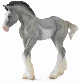 CollectA - Clydesdale Foal Black Sabino Roan