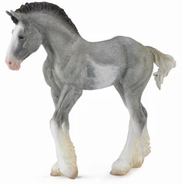 CollectA - 健壯馱小馬 - 藍黑花班色