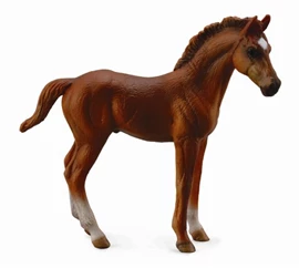 CollectA - Thoroughbred foal Standing - Chestnut
