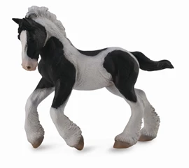 CollectA - Gypsy Foal - Black & White Piebald