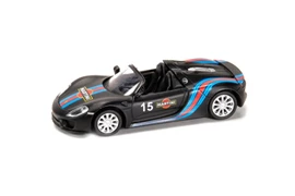 Schuco 1/64 Porsche 918 Spyder, Martini Black