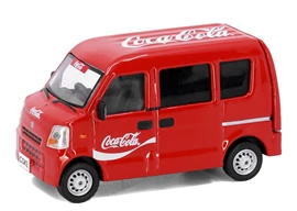 Tiny City Die-cast Model Car - 1/64 Suzuki Every COCA-COLA (Red)