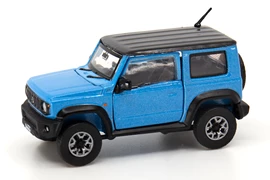 BMC 1/64 Suzuki Jimny (JB74) 2018-Brisk Blue Metallic w/Blk top -(Left Hand Drive)