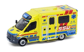 Tiny City Die-cast Model Car - MERCEDES-BENZ Sprinter FL HKFSD Ambulance SSU (A220)