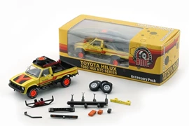 BMC 1/64 Toyota 1980 Hilux N60, N70 - Yellow w/Accessory (RHD)