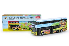 Tiny City Die-cast Model Car - KMB VOLVO B8L WRIGHT Go Green, Anderson (213X)