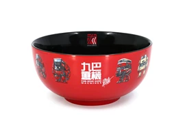 Tiny Style - Hong Kong Machines Ceramic Bowl & Plate Set