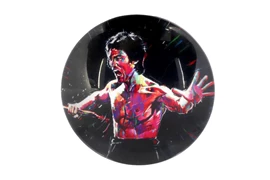 Tiny Style - Bruce Lee Magnet (Black)