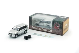 BMC 1/64 Toyota Land Cruiser Prado LC95 -Silver (RHD)